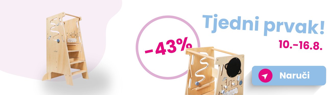 Rastući toranj za učenje s podesivom platformom 5u1 90 cm - Svemir