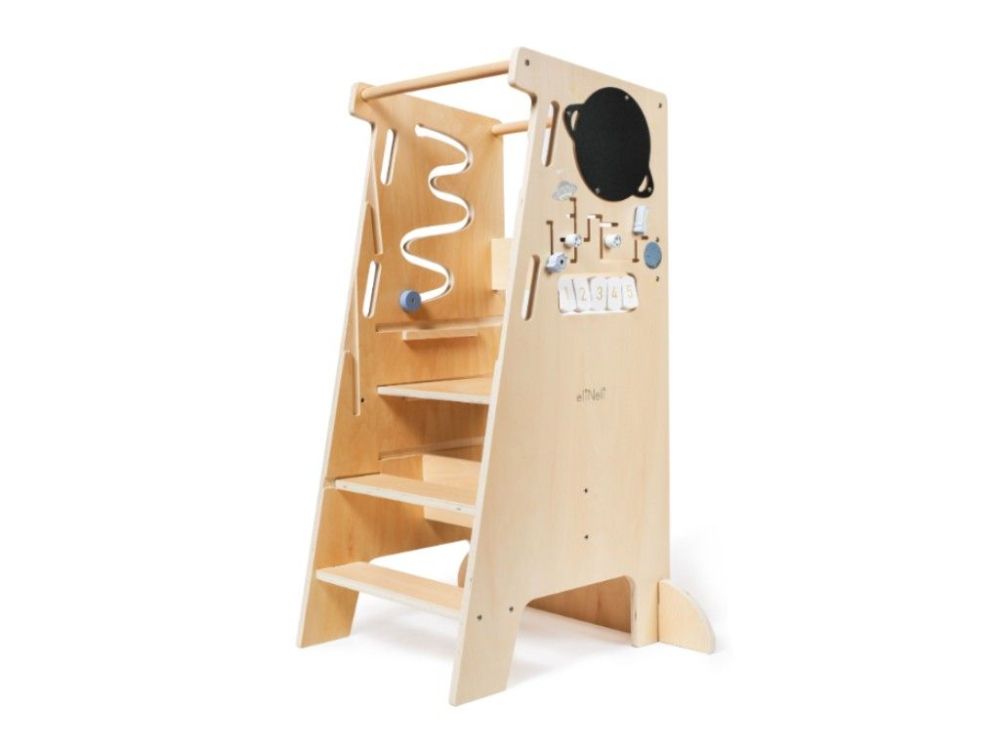 Rastući toranj za učenje s podesivom platformom 5u1 90 cm - Svemir