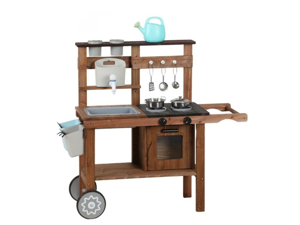 Dječja vanjska kuhinja s priborom