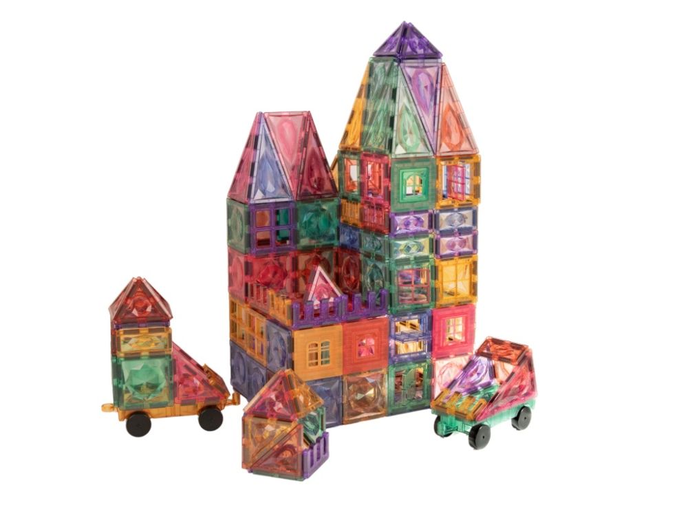 EliFix Pastelni set magnet pločica za gradnju - 188 dijelova