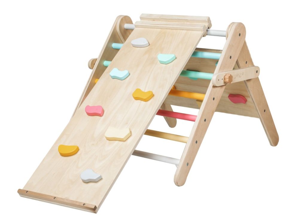 Montessori Piklerov trokut 3u1 s activity board pločom 2u1 - fresh- 2. kvaliteta